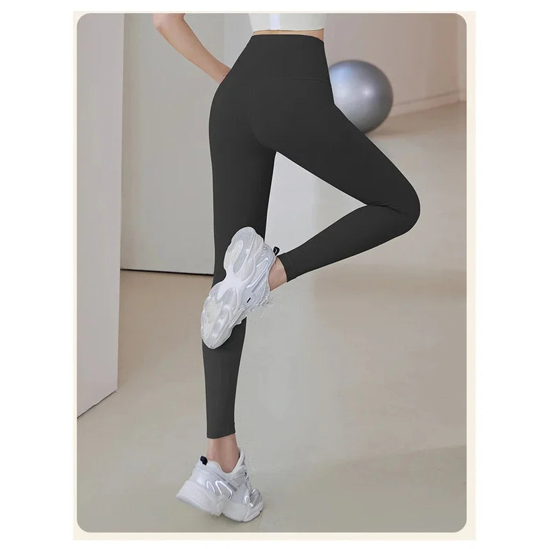 Ribbed Yoga Pants High Waisted Gym_eggings Sport Women Fitness SeamlessFemale Legging Tummy Control RunningTraining Tights